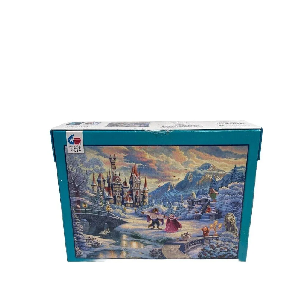 Ceaco 1000 piece-Disney: Beauty & the Beast Winter Enchantment-jigsaw puzzle